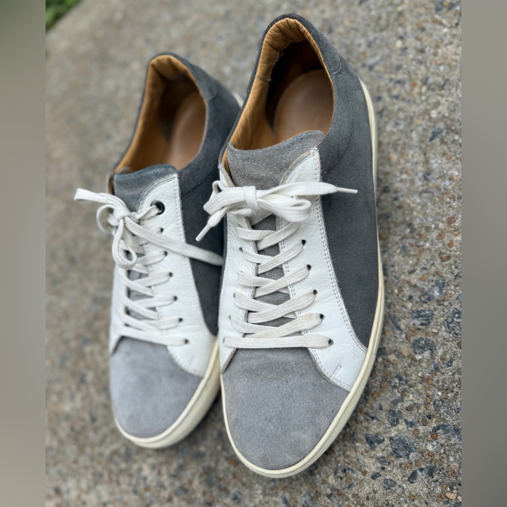 Suitsupply Men's Gray and White Casual Sneakers - Size 44 - Picture 7 of 16